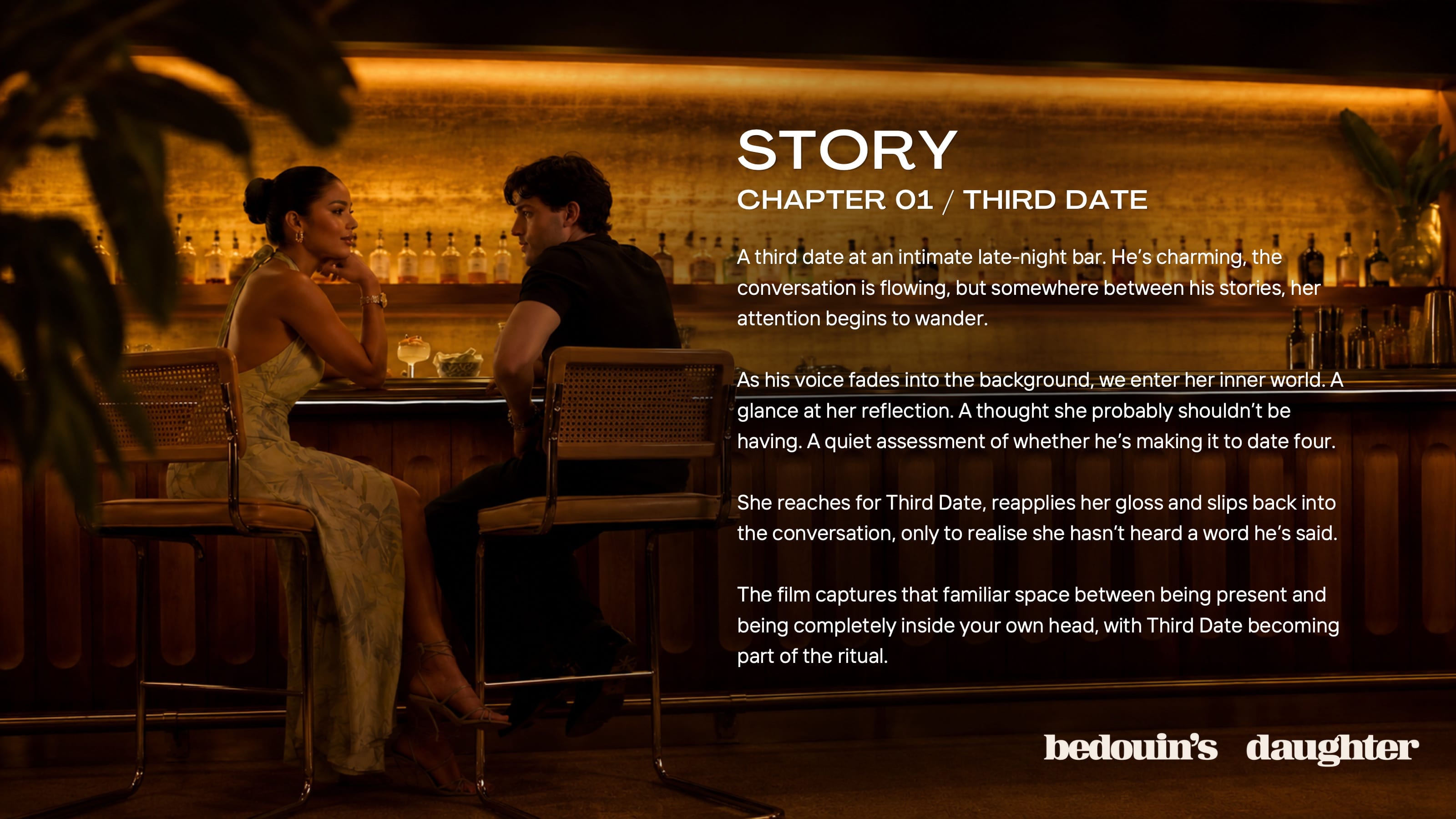 Chapter page introducing the Third Date story