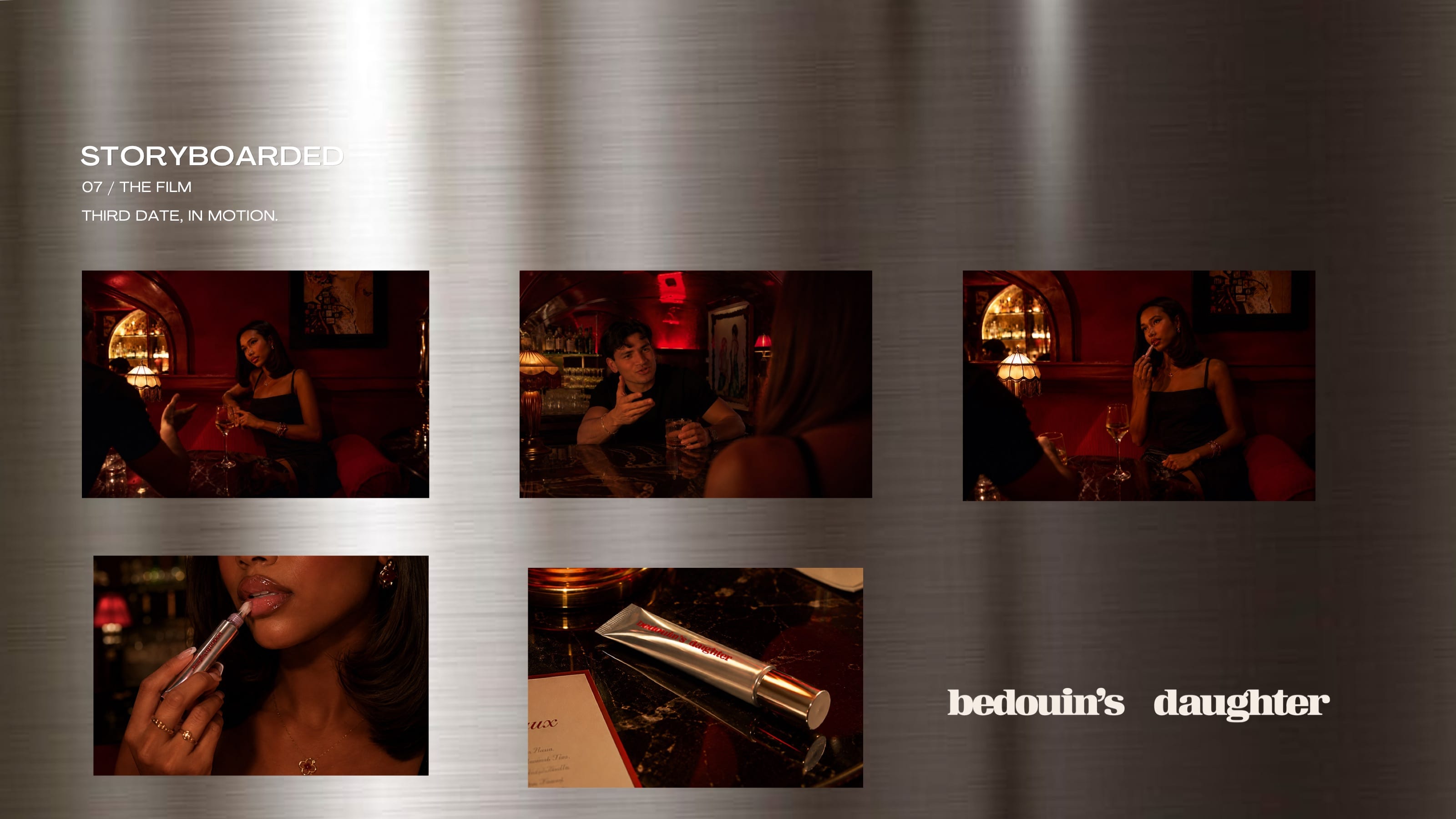 Art direction page showing the chapter's visual world