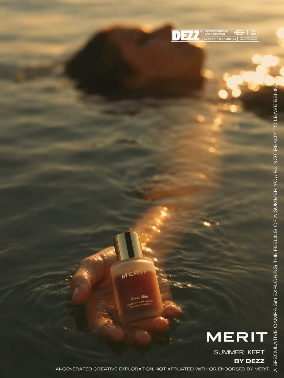 Campaign image from the Summer, Kept series