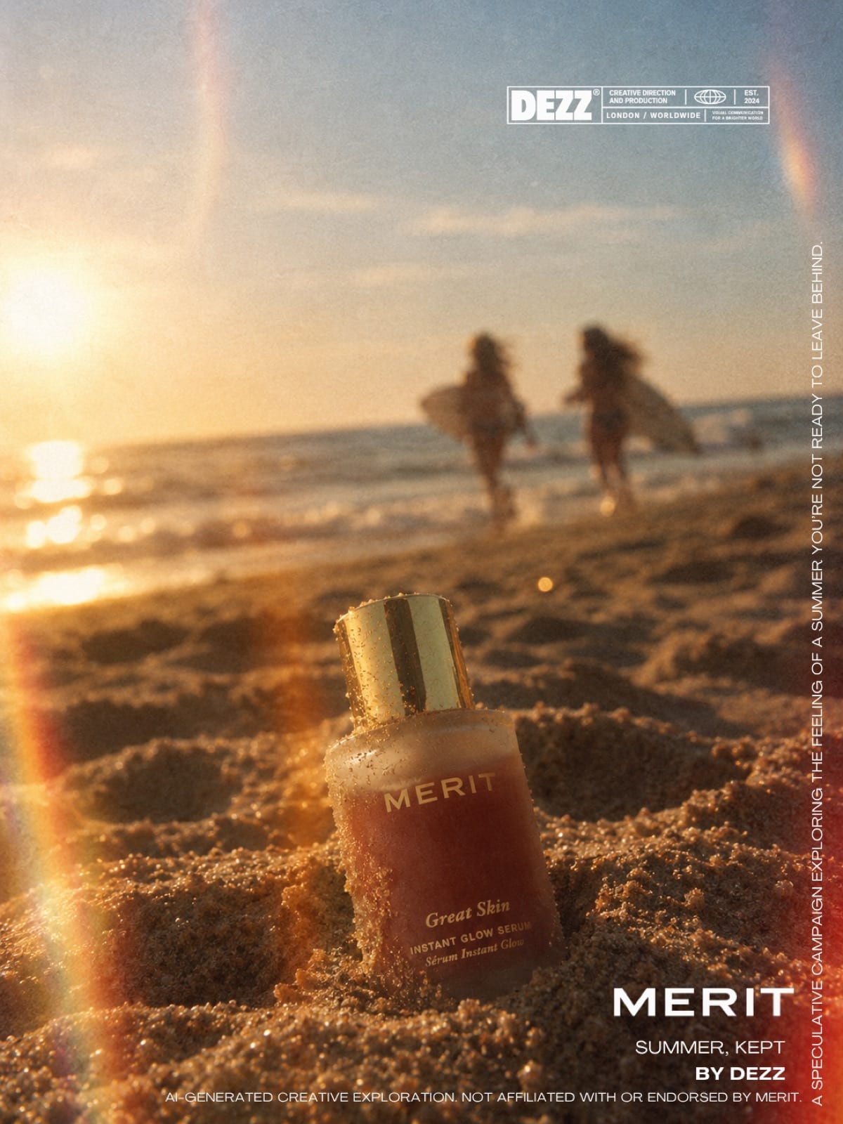 Campaign image from the Summer, Kept series