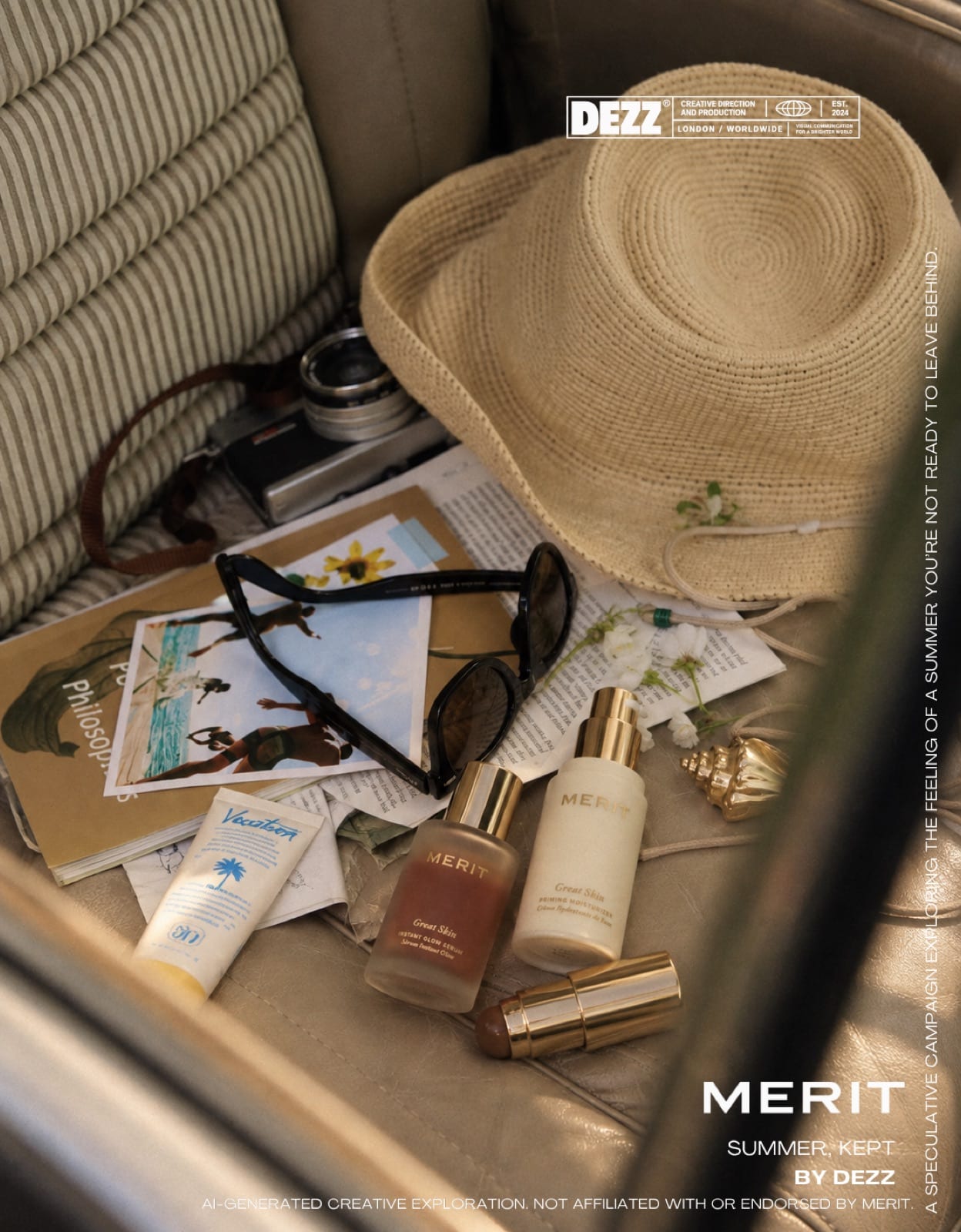 Campaign image from the Summer, Kept series