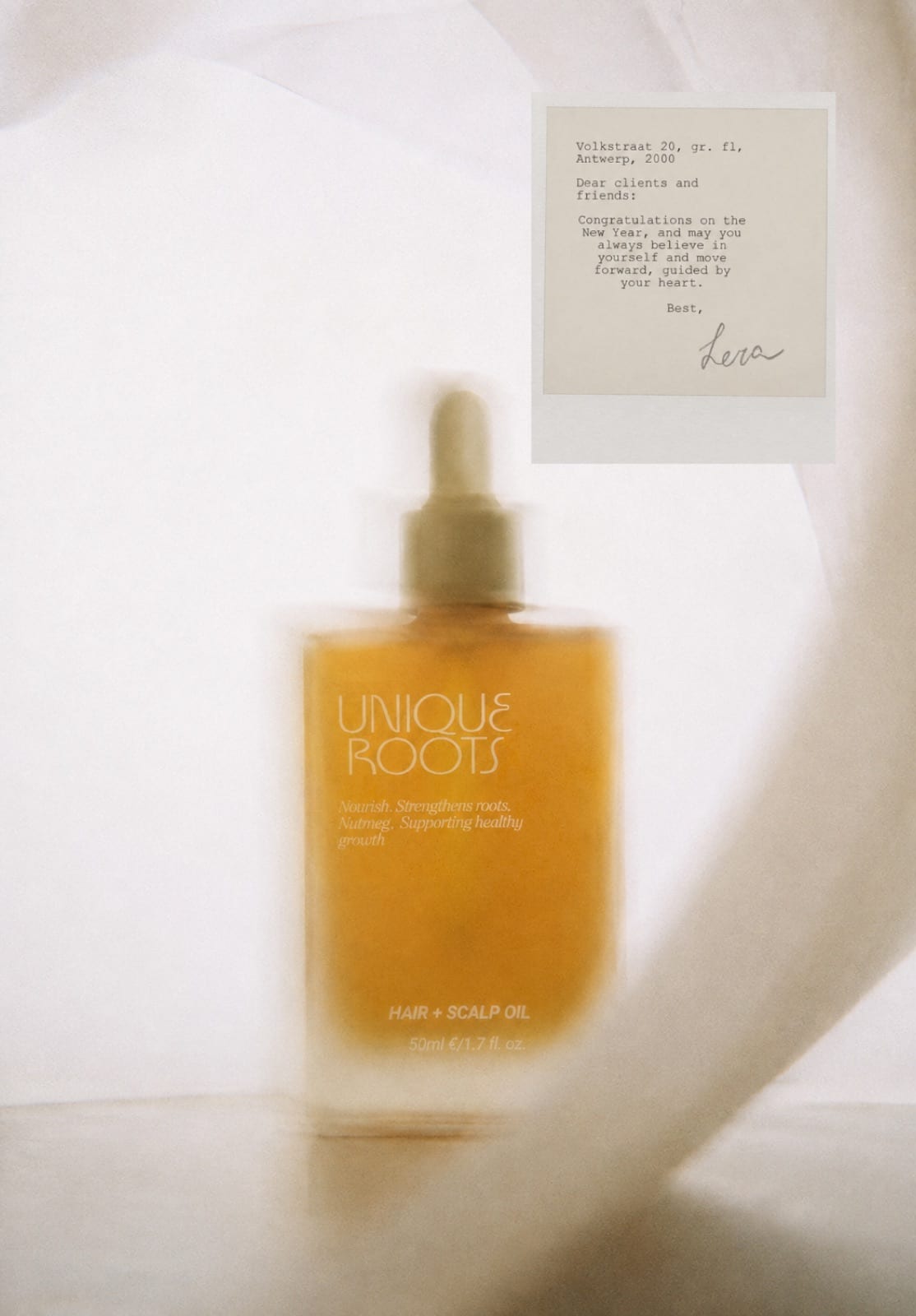 Packaging study for the hair and scalp oil